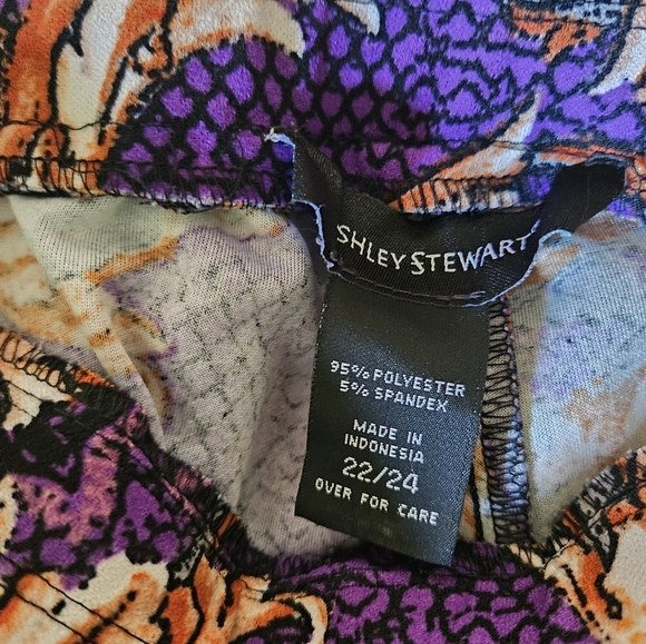 Ashley Stewart Wide Leg Pants Women Plus Size 22/24 - Picture 3 of 3